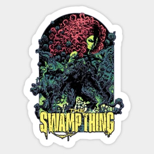 Monster Swamp Thing Sticker